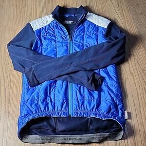 Blue and Black Cycilist Jacket